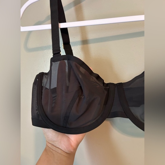 CUUP the Balconette sheer black bra size 36 D - Picture 2 of 5
